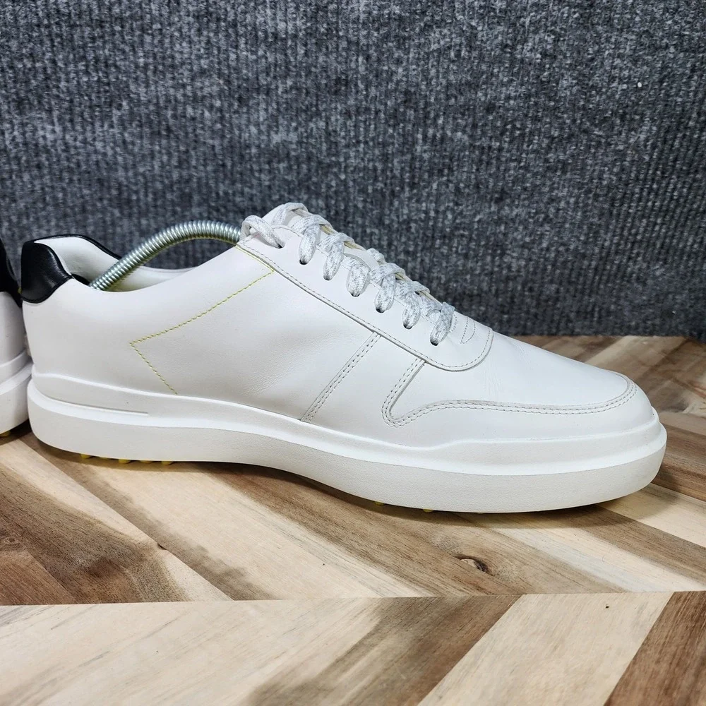 Cole Haan Golf Grand 360 Men's 11.5 White Leather Sneaker Athletic Shoes  C34305
